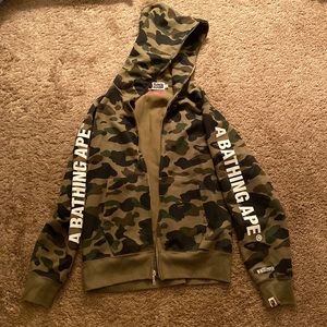 Bape 1st Camo Windstopper Hoodie